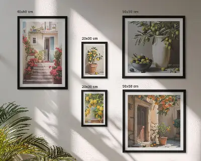 Gallery wall Atmospheric lemon streets