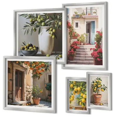 Gallery wall Atmospheric lemon streets
