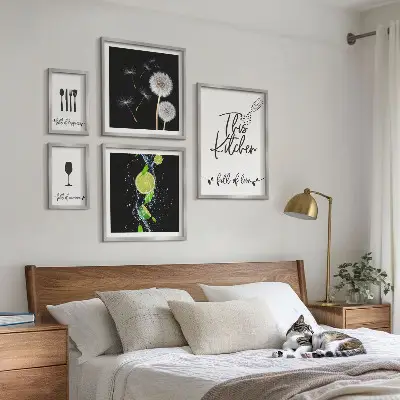 Framed photo set Kitchen inspirations with love