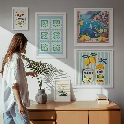 Gallery wall Italian cuisine inspired art print