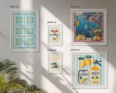 Gallery wall Italian cuisine inspired art print