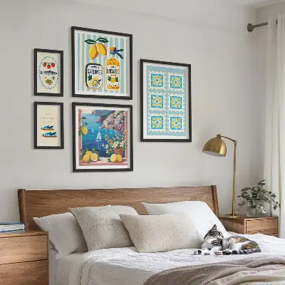 Gallery wall Italian cuisine taste style