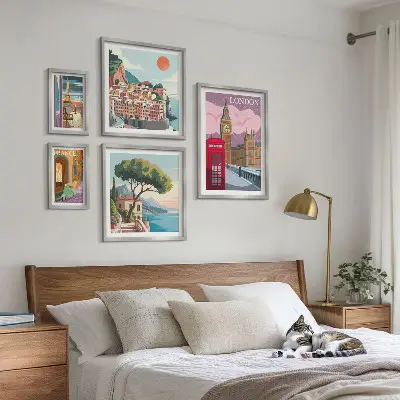 Framed photo set European cities of culture