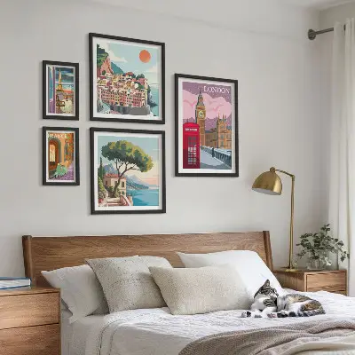 Framed photo set European cities of culture