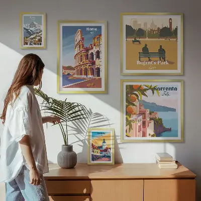 Gallery wall Landscapes of European cities
