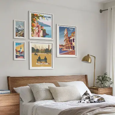 Gallery wall Landscapes of European cities