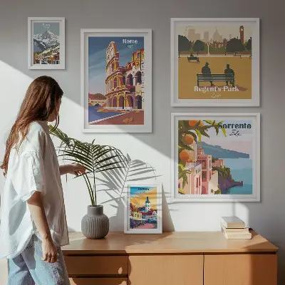 Gallery wall Landscapes of European cities