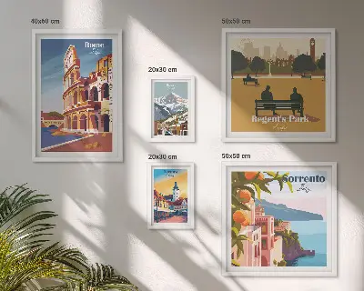 Gallery wall Landscapes of European cities