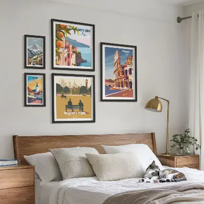 Gallery wall Landscapes of European cities