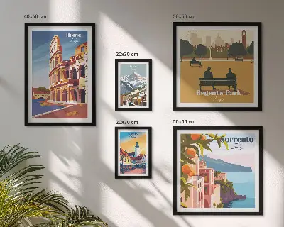 Gallery wall Landscapes of European cities