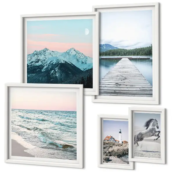 Gallery wall Nature landscapes decorations