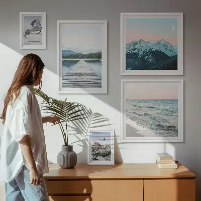 Gallery wall Nature landscapes decorations
