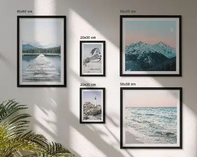 Gallery wall Nature landscapes decorations