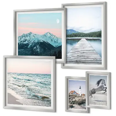 Gallery wall Nature landscapes decorations
