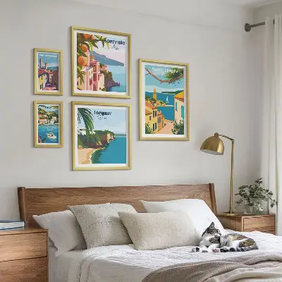 Gallery wall Landscapes of European towns
