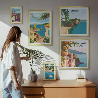 Gallery wall Landscapes of European towns