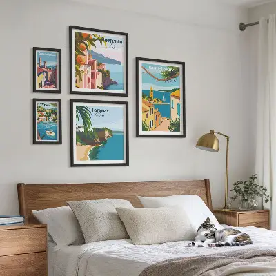Gallery wall Landscapes of European towns