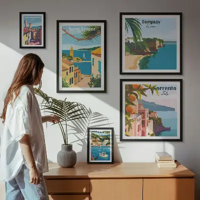 Gallery wall Landscapes of European towns