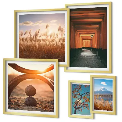 Gallery wall The tranquil zen landscapes of nature