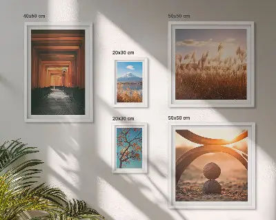 Gallery wall The tranquil zen landscapes of nature