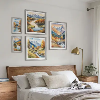 Gallery wall Autumn mountain landscapes