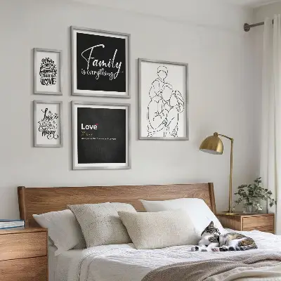 Framed photo set Family values ​​of love and closeness