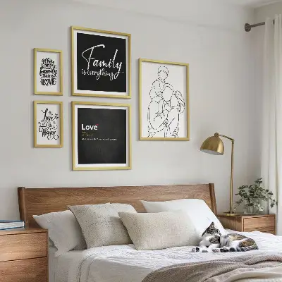 Framed photo set Family values ​​of love and closeness