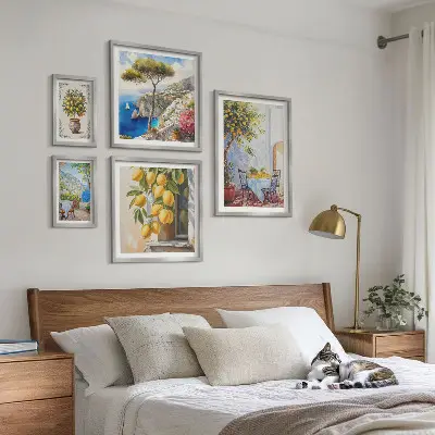 Gallery wall Citrus inspirations sun