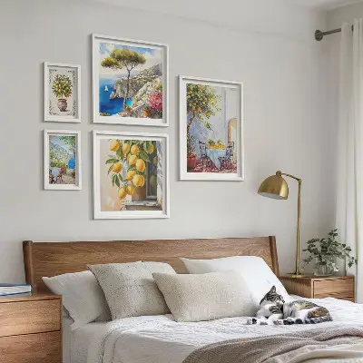 Gallery wall Citrus inspirations sun