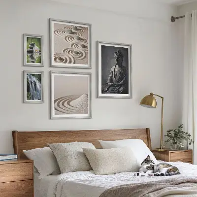 Framed photo set Relaxing zen nature themes