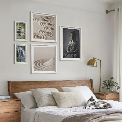 Framed photo set Relaxing zen nature themes