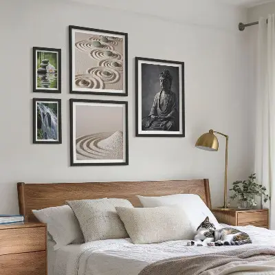 Framed photo set Relaxing zen nature themes