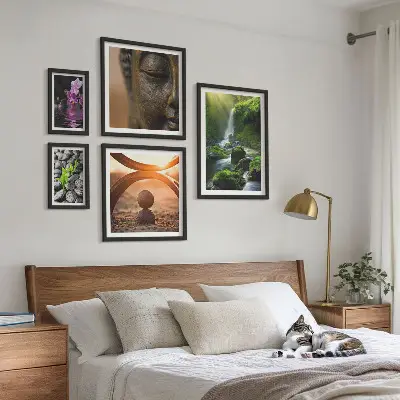 Framed photo set Harmony of nature minimalistic