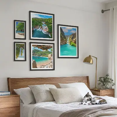 Gallery wall Tropical waterfalls beaches
