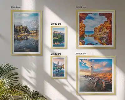 Gallery wall Natural mountain water views