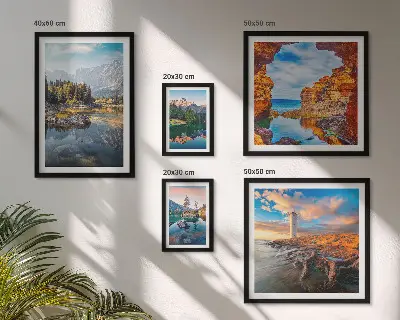 Gallery wall Natural mountain water views