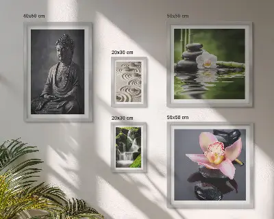 Gallery wall The relaxing zen atmosphere of nature