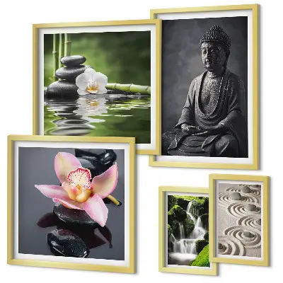 Gallery wall The relaxing zen atmosphere of nature