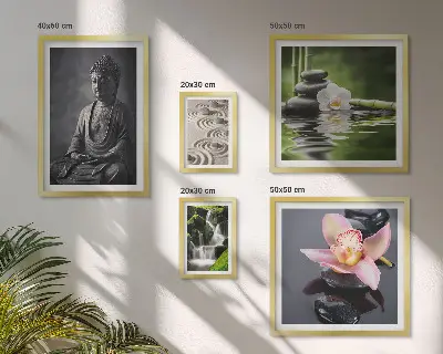 Gallery wall The relaxing zen atmosphere of nature