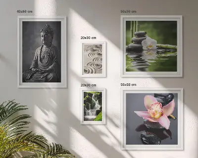 Gallery wall The relaxing zen atmosphere of nature