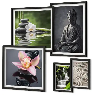 Gallery wall The relaxing zen atmosphere of nature