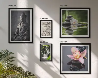 Gallery wall The relaxing zen atmosphere of nature
