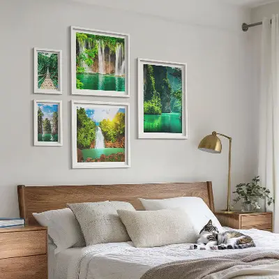 Gallery wall Tropics waterfalls green nature