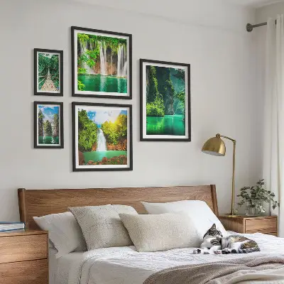 Gallery wall Tropics waterfalls green nature