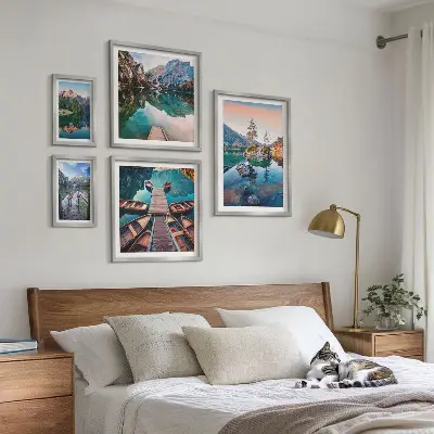 Gallery wall Mountain lakes picturesqueness