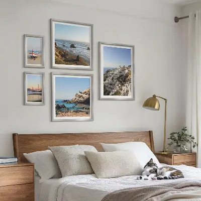 Framed photo set The town's beaches and charming views