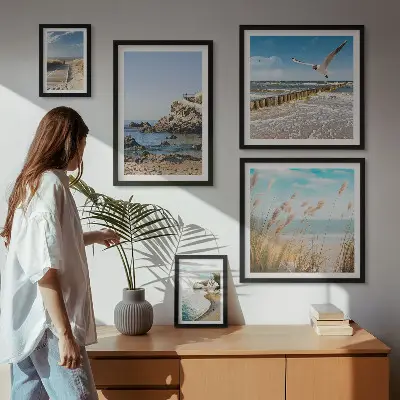 Gallery wall Seaside beach landscapes
