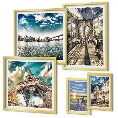 Gallery wall City bridges and structures