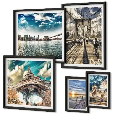 Gallery wall City bridges and structures