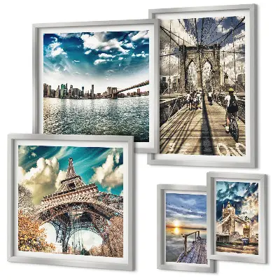 Gallery wall City bridges and structures